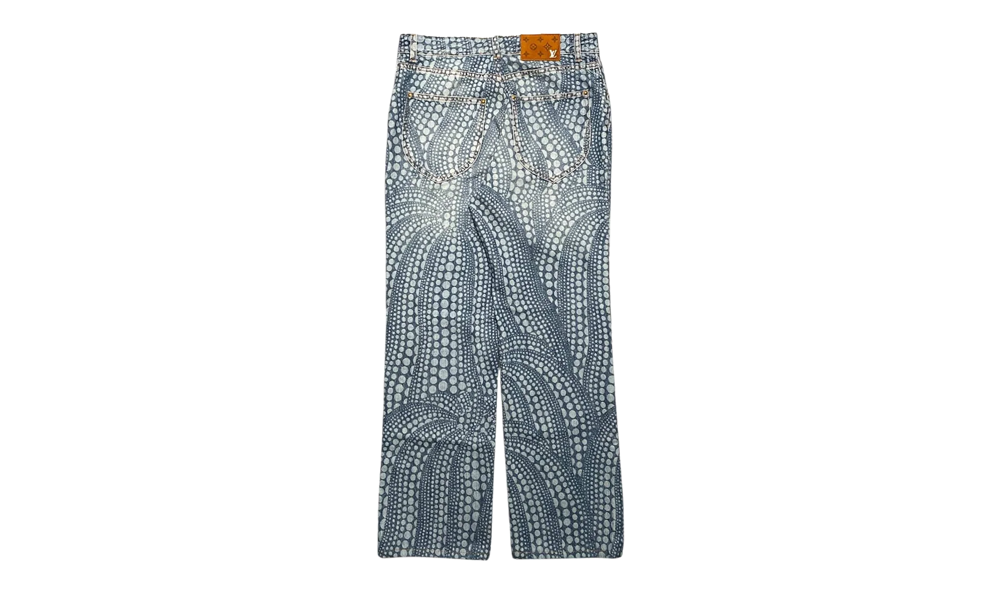 Yayoi Kusama All Over Dots Pumpkin Jeans "Indigo" 1AB60D - Image 2