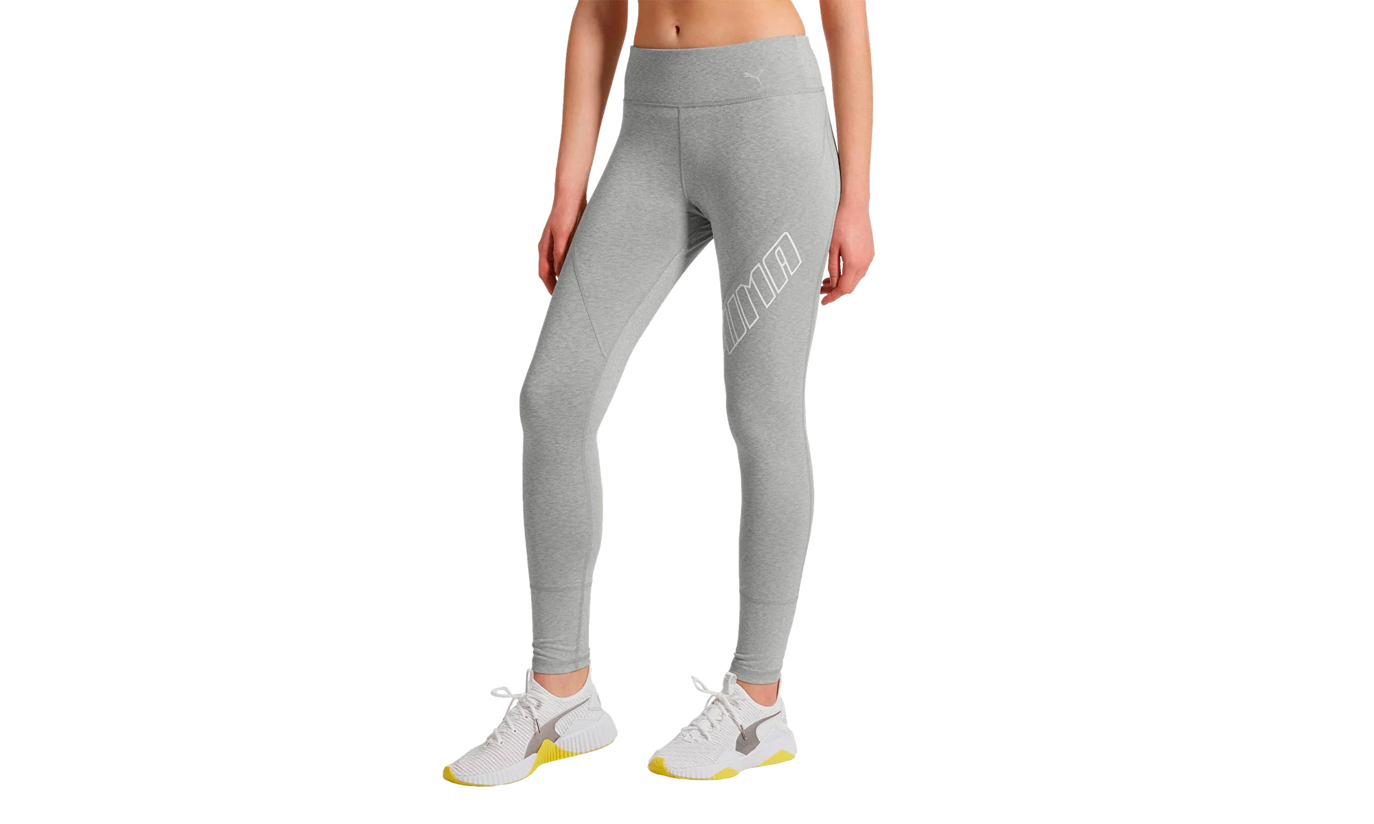 YOGINI LOGO 7/8 TIGHT WMNS "Light Gray Heather" 517431 01 - Image 2