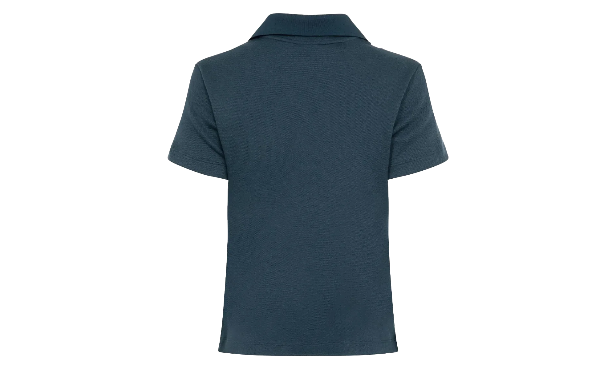 YOON Short-Sleeve Polo Top WMNS "Armoury Navy / White" FZ0276 478 - Image 2