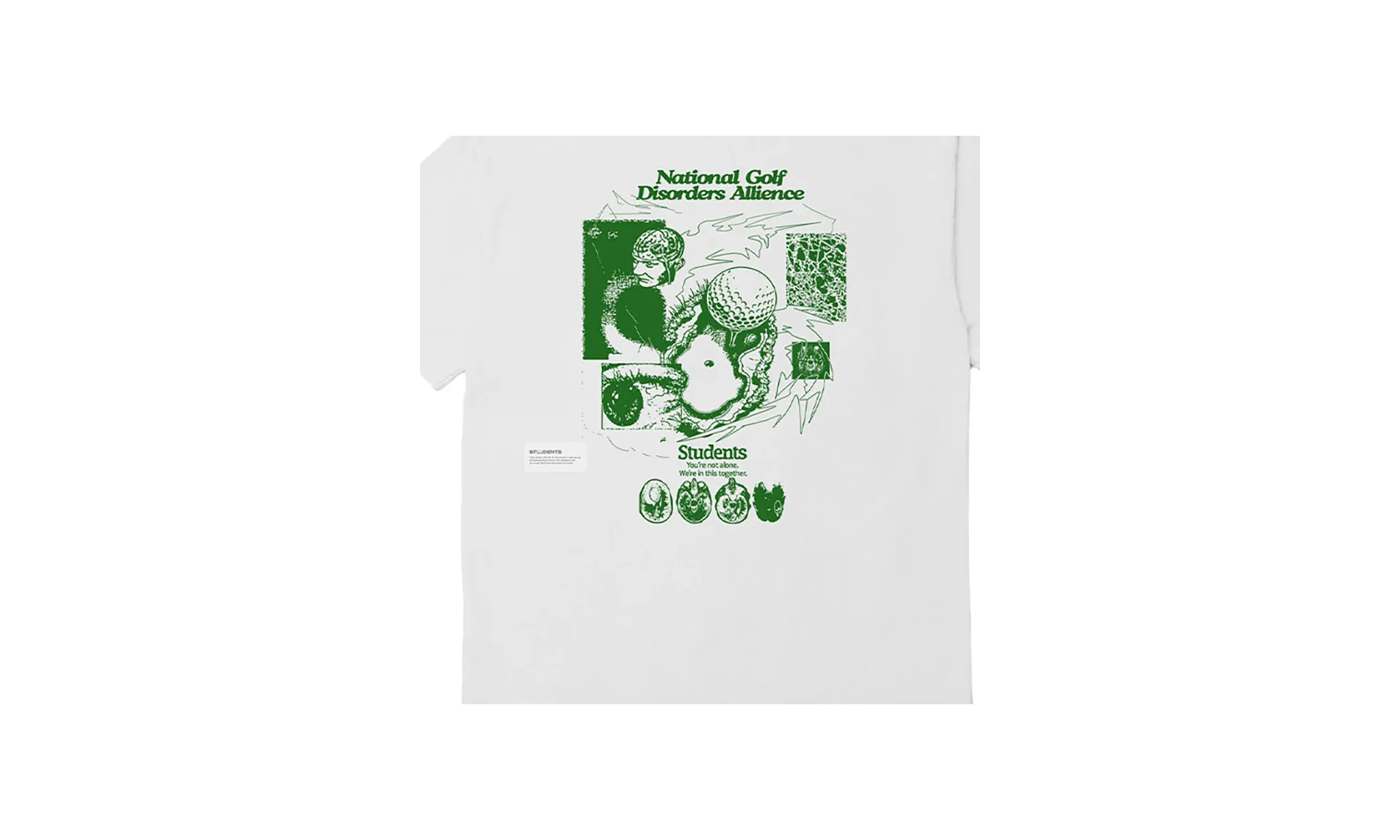 You're Not Alone SS Tee "White" SG2501090 - Image 2