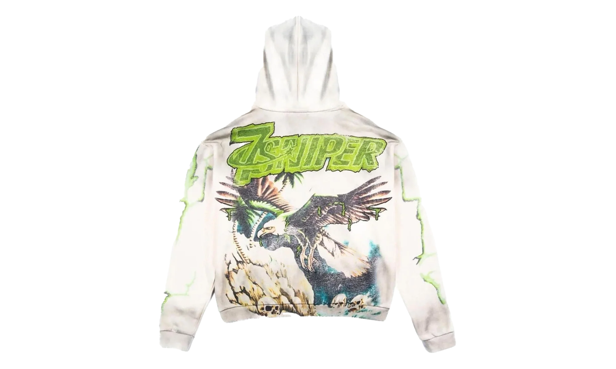 Zip Up Jacket "Sniper Gang Vulture - Off White" CE8578C6 - Image 2