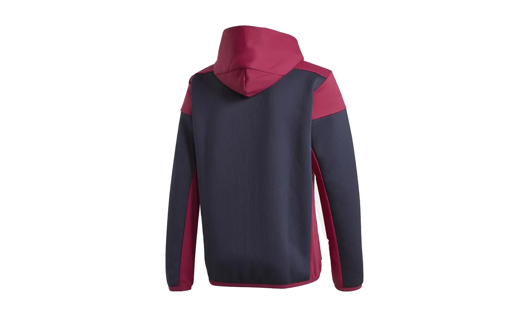 ZNE Aeroready Fullzip Sweatshirt "Legend Ink / Power Berry" FT6131 - Image 2