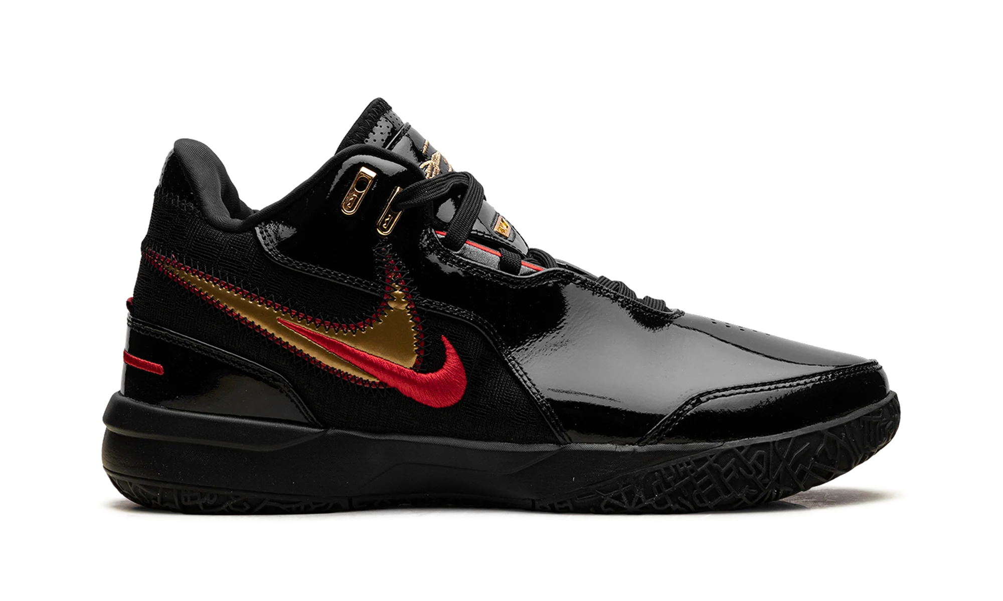 Zoom LeBron NXXT Gen AMPD "Black University Red Gold" FJ1566 001 - Image 6