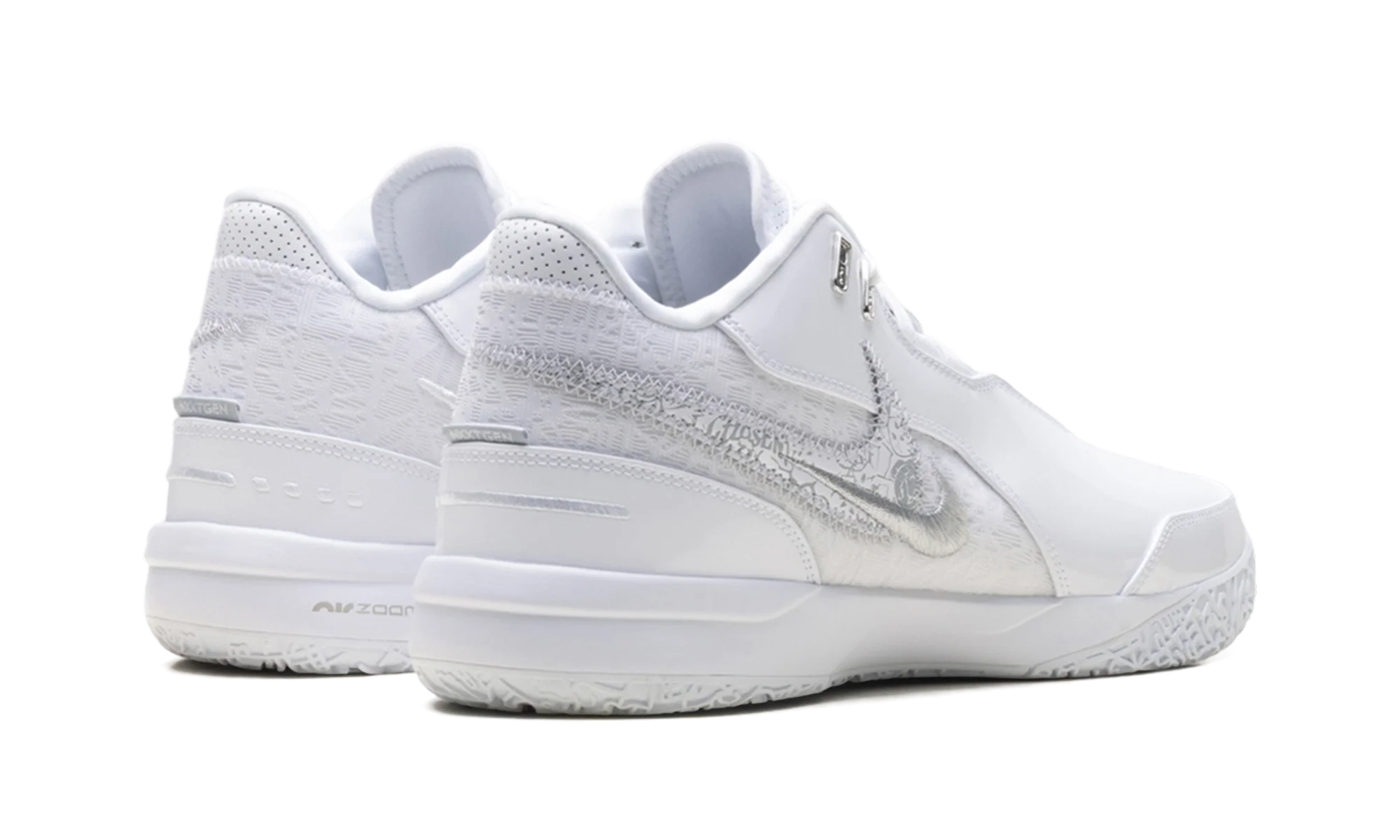 Zoom Lebron NXXT GEN AMPD "White Light Smoke Grey" FJ1566 102 - Image 3