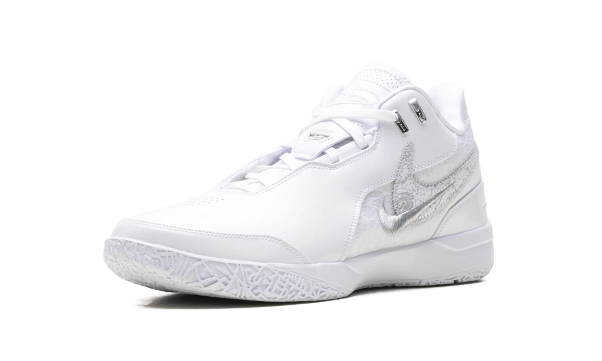 Zoom Lebron NXXT GEN AMPD "White Light Smoke Grey" FJ1566 102 - Image 4