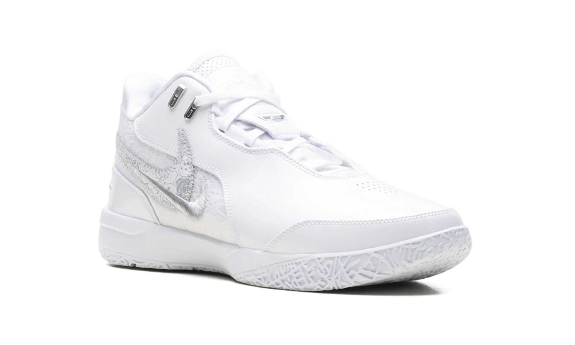 Zoom Lebron NXXT GEN AMPD "White Light Smoke Grey" FJ1566 102 - Image 7