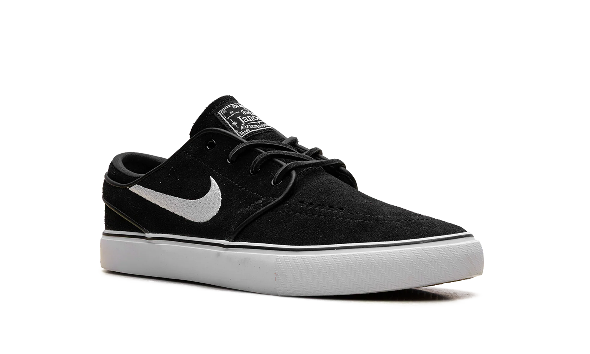 Zoom Stefan Janoski+ SB "Black / White" FD6757 001 - Image 7
